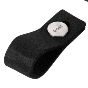 NEW! Hugo Boss black felt wine drip ring/collar